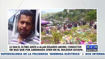 ¡Dolor e impotencia! Familiares a amigos despiden a chofer de “rapidito” asesinado en la capital