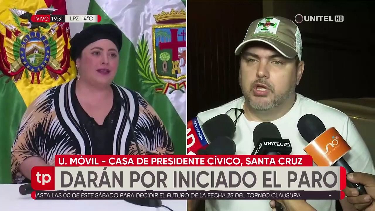 Cívico cruceño: propuesta del Gobierno no satisface pero será analizada por el Comité Interinstitucional