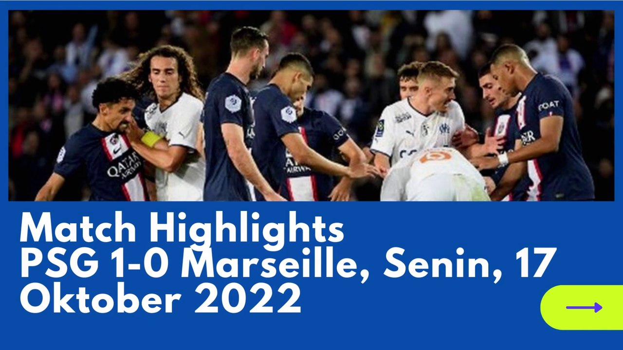 Psg 1 0 Marseille Ligue 1 2223 Match Highlights Video Dailymotion