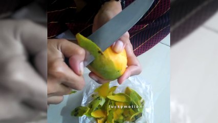 How to Cara Mengupas Mangga dengan cepat