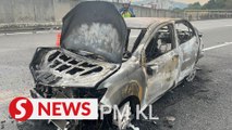 Woman found dead after car bursts into flames following accident