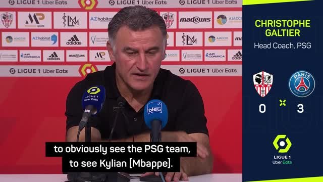 Messi showed again why he's the best in the world - Galtier