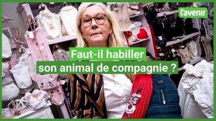 Des vêtements pour les animaux de compagnie