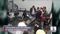 AICM difunde video tras denuncia de Fernández Noroña