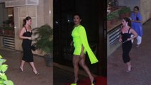 Kareena Kapoor looks hot in black bodycon dress steps out for dinner date with Malaika Arora