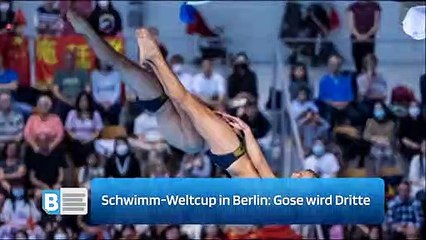 Schwimm-Weltcup in Berlin: Gose wird Dritte