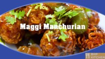 How to cook Maggi(noodles)  Manchurian |  Evening snacks