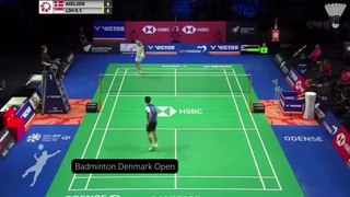 Quarter Final - Badminton Denmark Open 2022 - Viktor Axelsen DENMARK vs Loh Kean Yew SINGAPORE