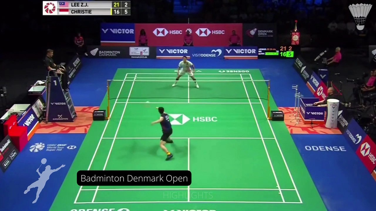 Quarter Final - Badminton Denmark Open 2022 - Lee Zii Jia MALAYSIA vs ...