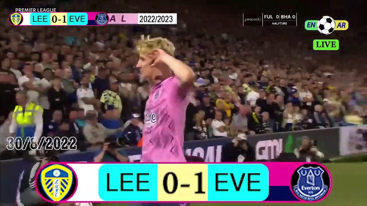 Leeds1-1 Everton / إيفرتون 1-1ليدز -  English Premier League 2022 / 2023  الدوري الإنجليزي الممتاز
