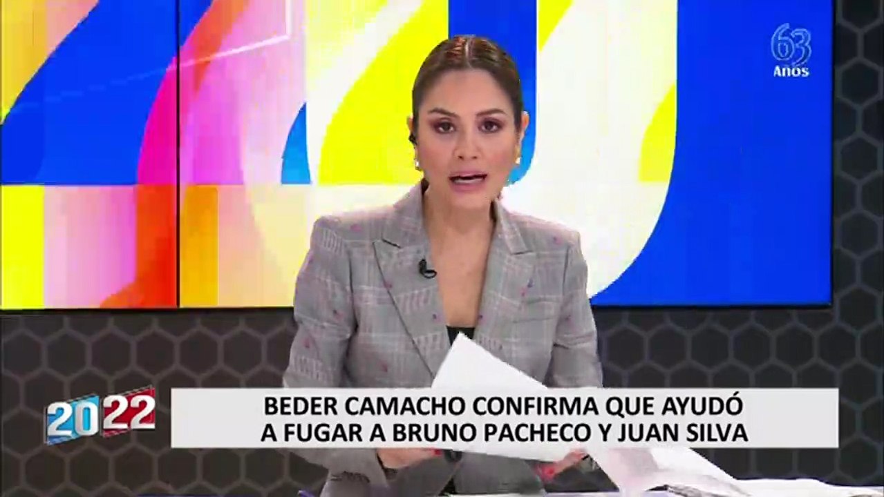 Beder Camacho confirma que ayudó a fugar a Bruno Pacheco y Juan Silva, según ‘Hildebrandt en sus Trece’
