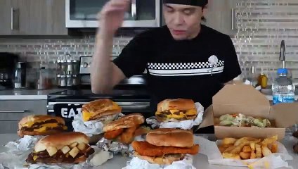 MrBEAST BURGER Full Menu Challenge __DESTROYED