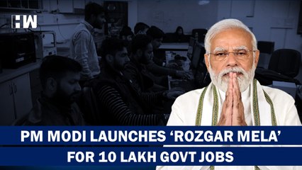 PM Modi Hand Over Letter To 75,000 Appointees At 10 Lakh Govt Jobs "Rozgar Mela"