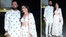 Karishma Tanna Husband Varun Bangera Diwali Party में Twinning करते Video Viral । *Entertainment