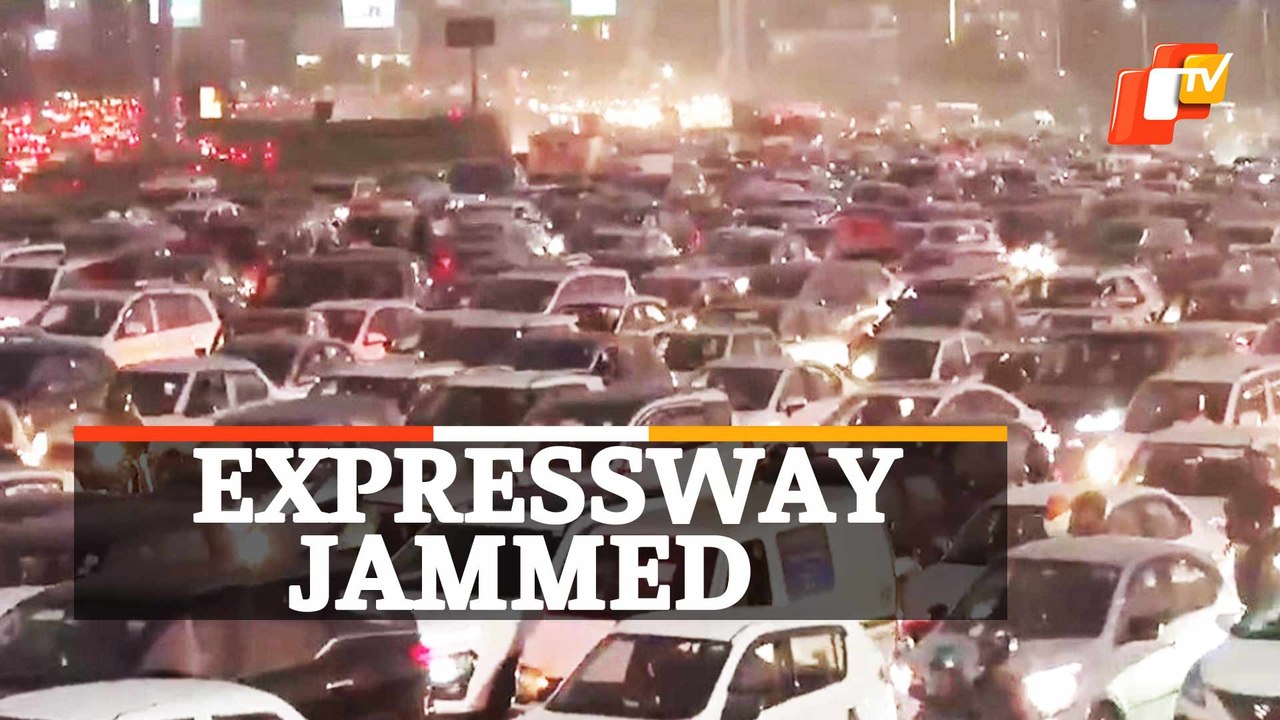 Delhi-Jaipur Expressway Traffic Jam