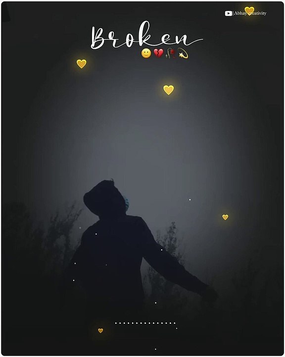 Very Sad Song status  Broken Heart  WhatsApp Status Video  Breakup Song Hindi AbhayCreativity