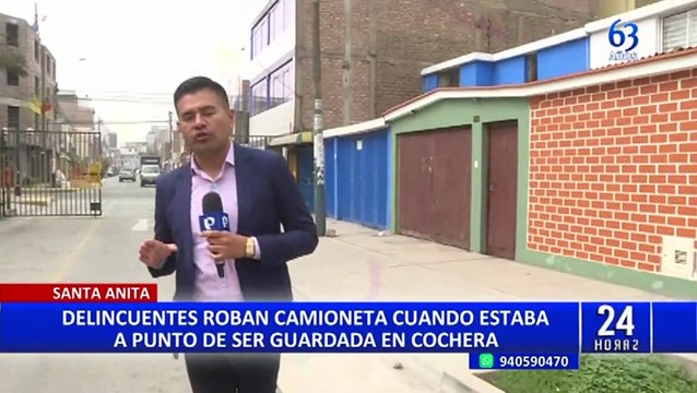 Santa Anita: delincuentes encañonan a pareja para robarle su camioneta