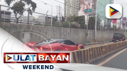 May-ari at driver ng ferrari na gumamit sa EDSA Bus Lane, inaasahang haharap sa LTO sa Lunes para magpaliwanag