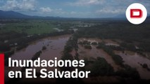 El Salvador, inundado por la crecida del río Grande en San Miguel