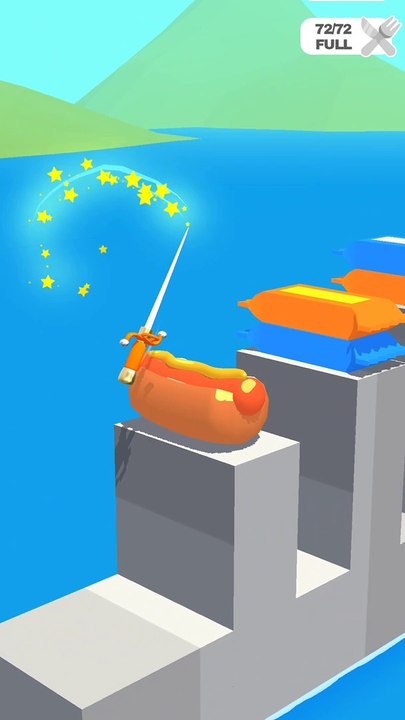 ASMR Slice it all game | iOS gaming video 202k | Rik Gaming