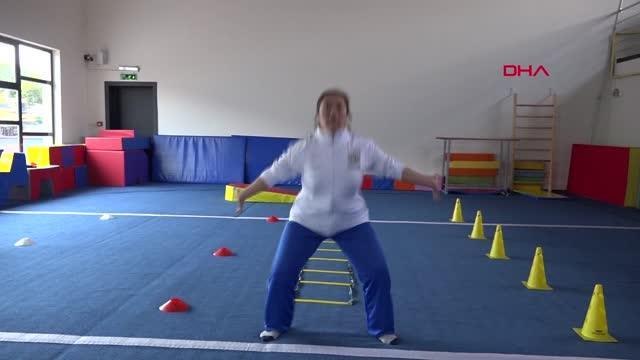 SPOR Down sendromlu Mehtap, milli takım seçmelerine hazırlanıyor