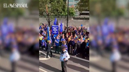 Manifestación en Londres a favor de la reincorporación a la UE