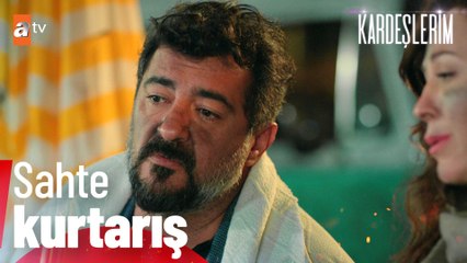 Akif minibüsün içinde yanma tehlikesiyle karşı karşıya - Kardeşlerim 64. Bölüm