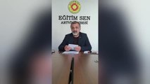 İzmir haber: Eğitim-Sen Artvin Şube Başkanı Gümüş'ten Kemalpaşa İlçe Milli Eğitim Müdürü'nün Sosyal Medya Paylaşımı Nedeniyle Görevden Alınmasına Tepki