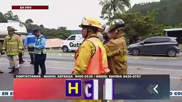 ¡Fatal! Dos muertos y cuatro heridos deja aparatosa colisión cerca del peaje de Siguatepeque