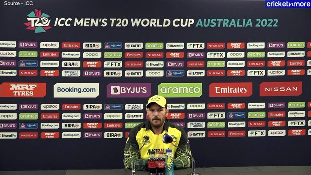 Aaron Finch (Australia) Post-Match Press Conference | AUS v NZ | T20 World Cup