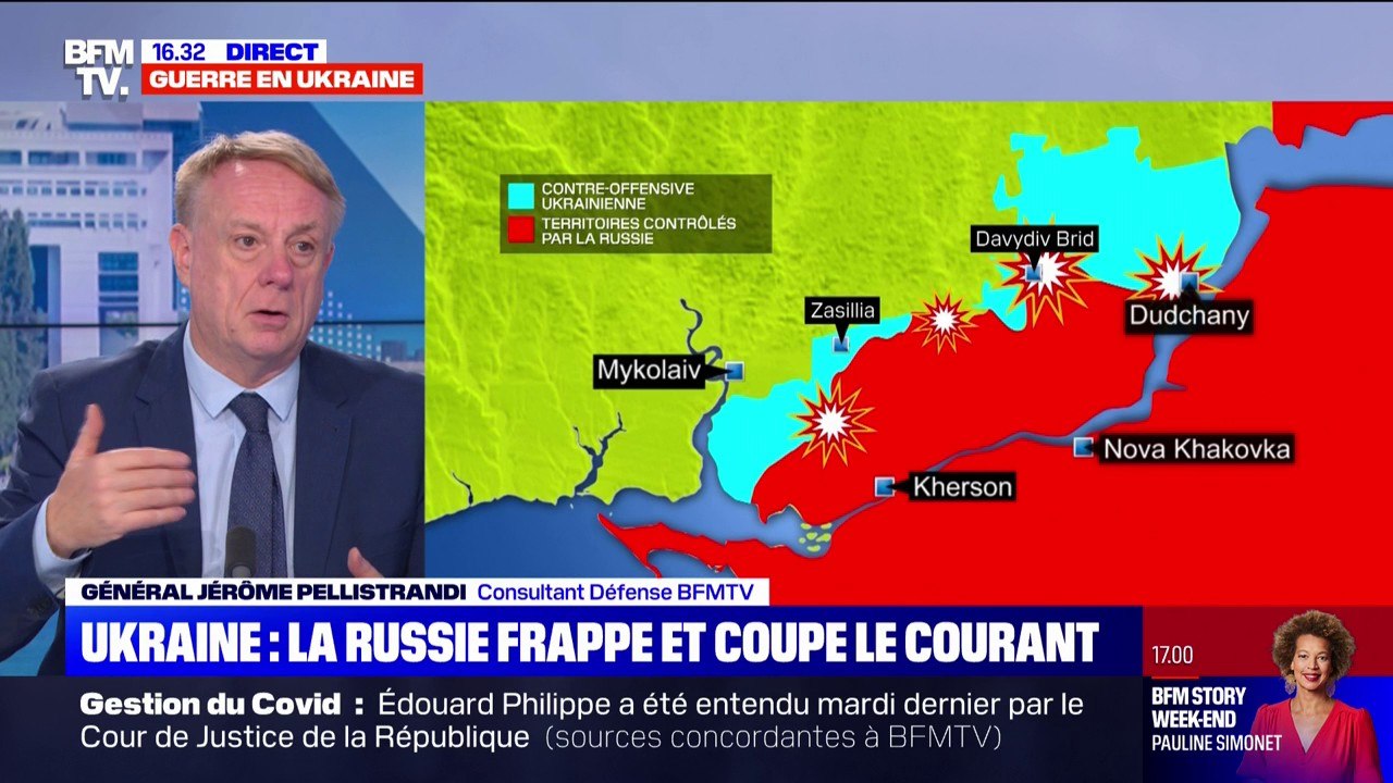 Frappes massives, coupures de courant: le point sur la guerre en Ukraine, avec le général Jérôme Pellistrandi