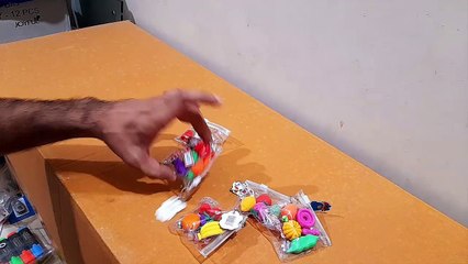 Unboxing and Review of Fancy vegetables and fruits shape eraser