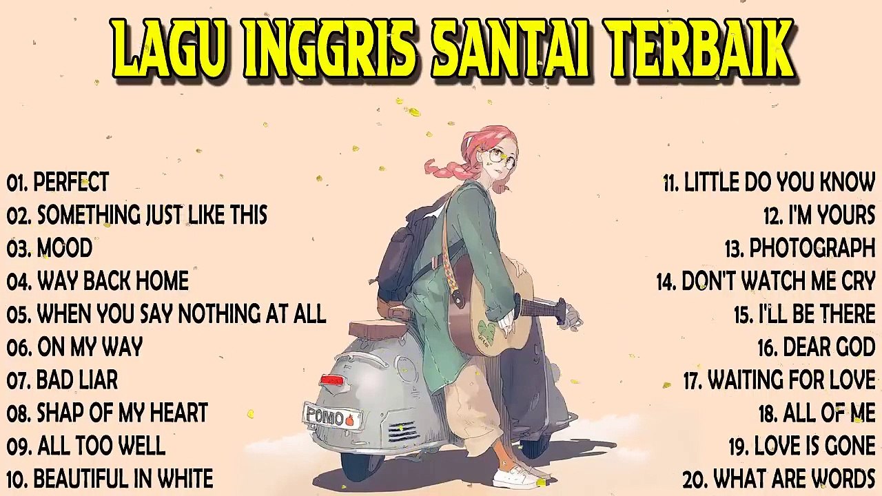 Lagu Inggris Santai Terpopuler Dan Terbaru - Lagu Barat Akustik Terbaik #1