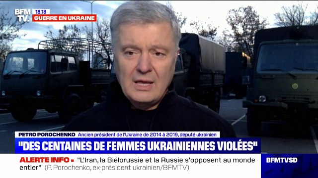 Civils ukrainiens évacués vers la Russie: C'est une déportation à 100% , réagit Petro Porochenko