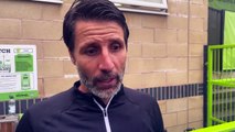 Watch: Danny Cowley's verdict on win at Forest Green Rovers