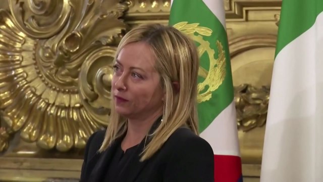 극우 성향 이탈리아 멜로니 총리 공식 취임... 무솔리니 후예 / YTN