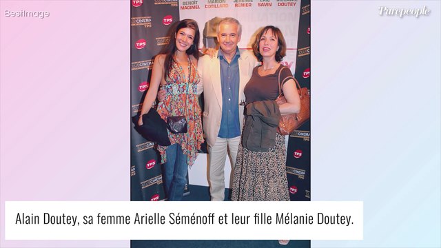 Alain Doutey marié à la belle Arielle Séménoff : Mélanie Doutey a hérité de la beauté de sa mère, c'est stupéfiant !