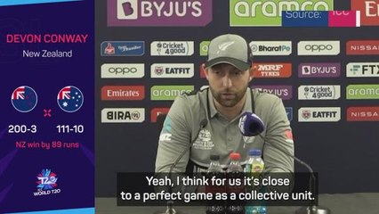 Conway says Kiwis victory over Australia 'close to a perfect game'