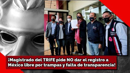 ¡Magistrado pide NO dar el registro al Partido de los Calderón-Zavala!