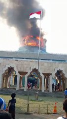 Kebakaran Kubah Masjid Islamic Center