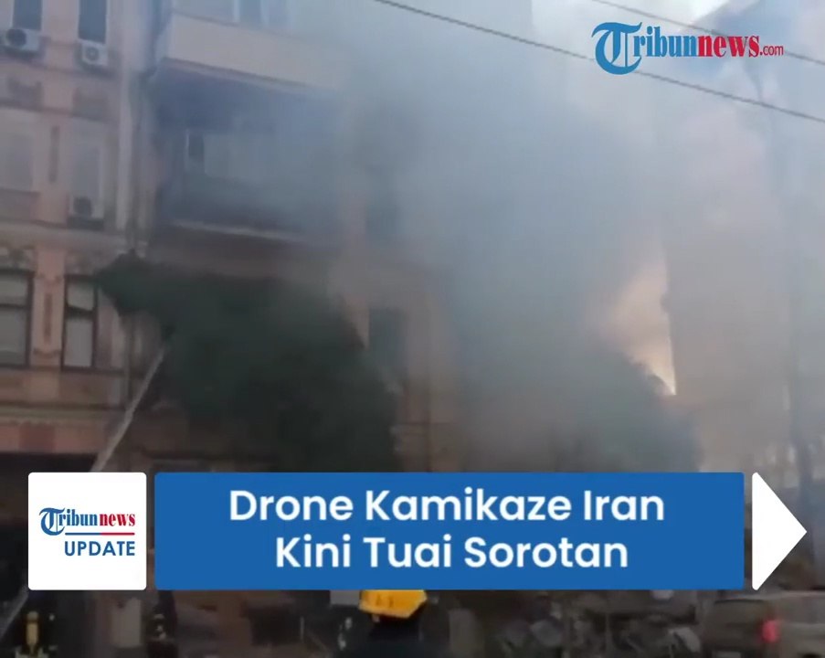Drone Kamikaze Iran Tuai Sorotan, Dipakai Rusia Porak-porandakan Kyiv, Meliuk-liuk bak Kawanan Tawon