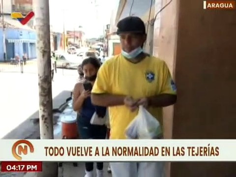 Pueblo de Las Tejerías retornan a sus actividades cotidianas y agradecen al Gobierno Nacional