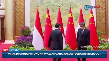 Jokowi Viral di Cina Seusai Diwawancarai Media Lokal, Akibat Sederet Pernyataannya Tentang Ini
