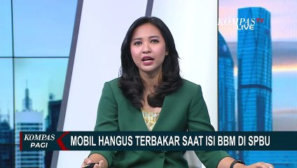 Mobil Pikap Terbakar Saat Isi BBM di SPBU, Sopir Alami Luka Bakar & Dilarikan ke Puskesmas Terdekat!
