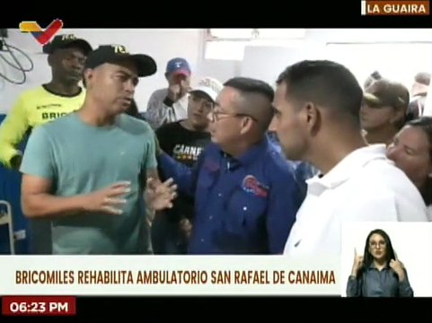 Bricomiles realizan la rehabilitación del ambulatorio San Rafael de Canaima en el edo. La Guaira