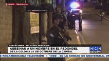 ¡De varios impactos de bala! Asesinan a una persona en redondel de la colonia 21 de octubre