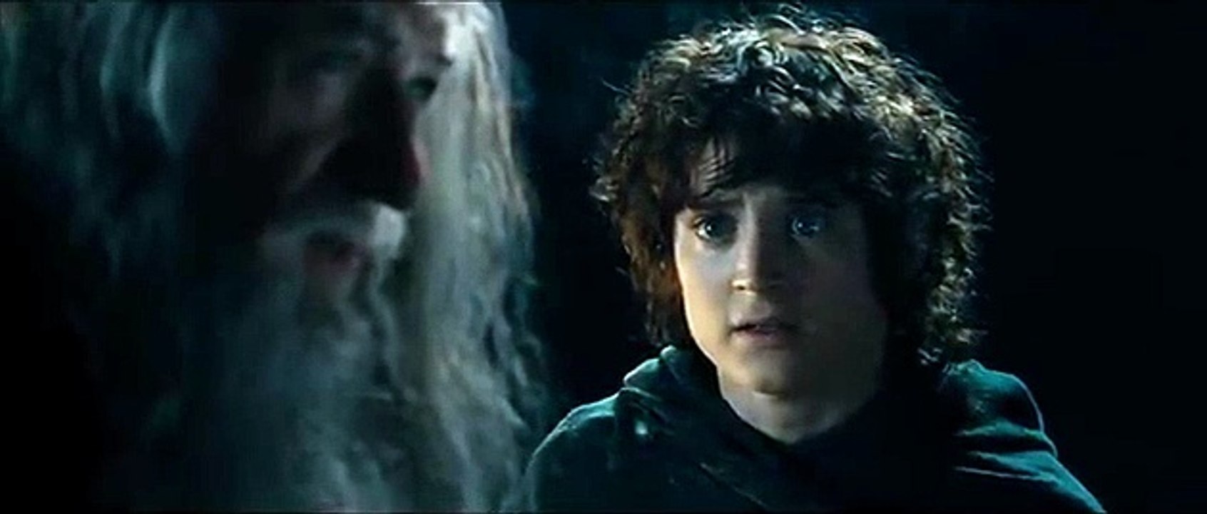 LOTR The Fellowship of the Ring - Extended Edition - Gandalf speaks to Frodo in Moria