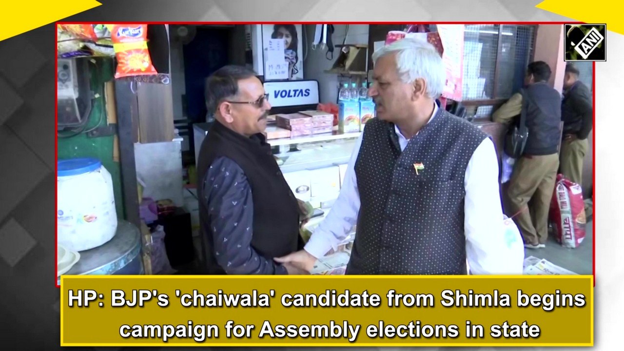 HP: BJP's 'chaiwala' candidate from Shimla begins campaign for Assembly elections