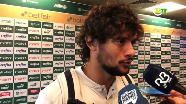 Gustavo Scarpa, meio-campista do Palmeiras.