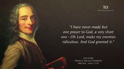 François-Marie Arouet (Voltaire) Life Quotes Worth Listening To!